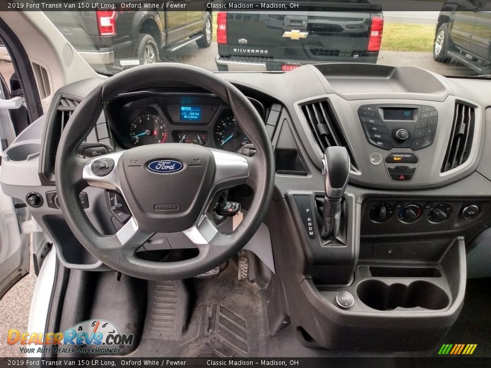 2019 Ford Transit Van 150 LR Long Oxford White / Pewter Photo #3