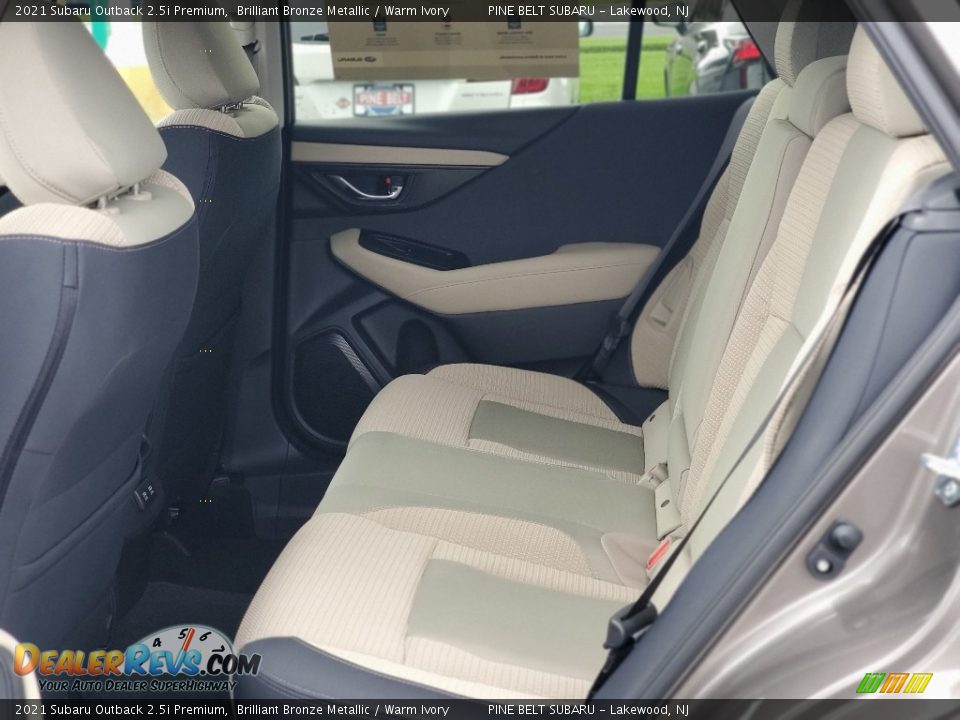 Rear Seat of 2021 Subaru Outback 2.5i Premium Photo #9