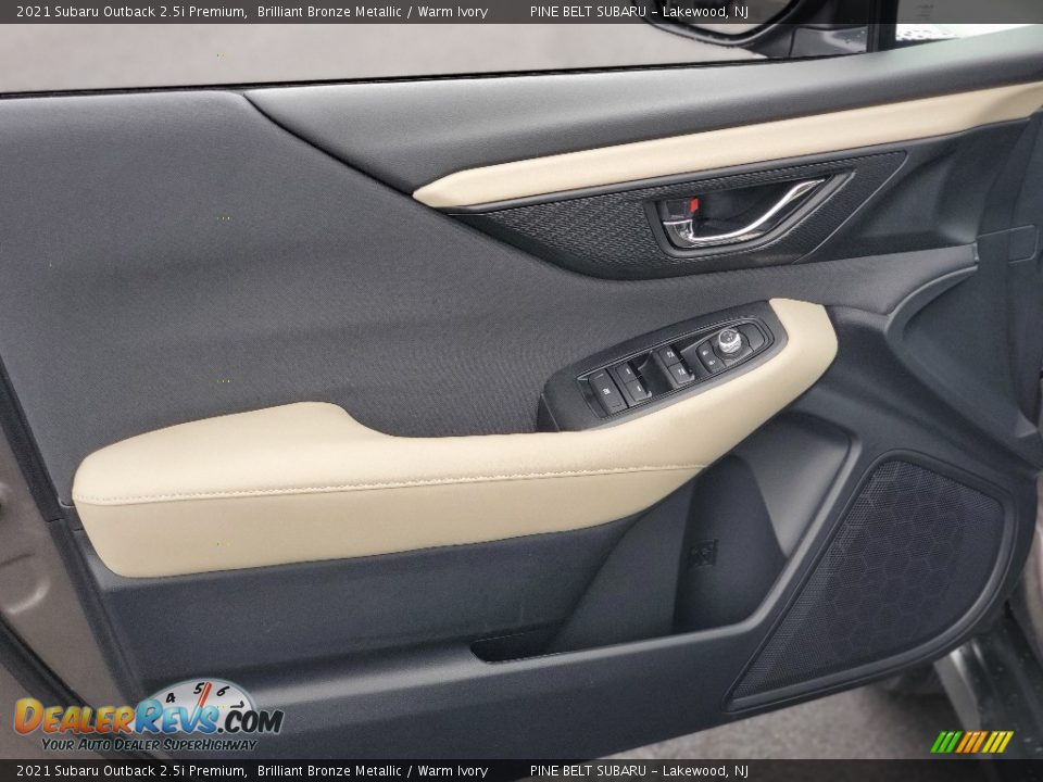 2021 Subaru Outback 2.5i Premium Brilliant Bronze Metallic / Warm Ivory Photo #12