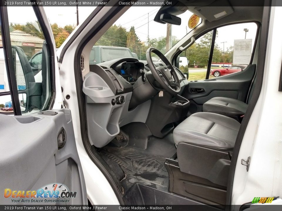 2019 Ford Transit Van 150 LR Long Oxford White / Pewter Photo #11