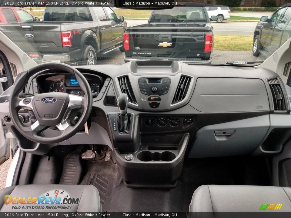 2019 Ford Transit Van 150 LR Long Oxford White / Pewter Photo #12