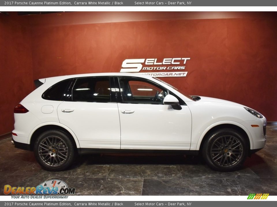 2017 Porsche Cayenne Platinum Edition Carrara White Metallic / Black Photo #4