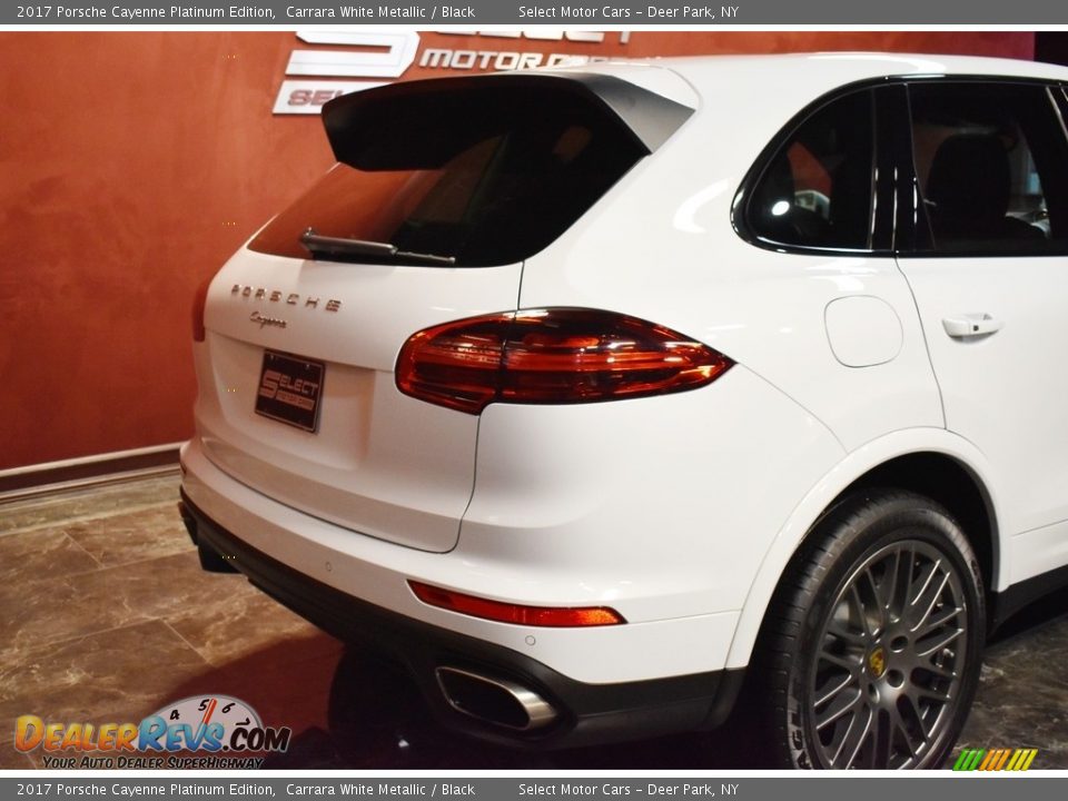 2017 Porsche Cayenne Platinum Edition Carrara White Metallic / Black Photo #5