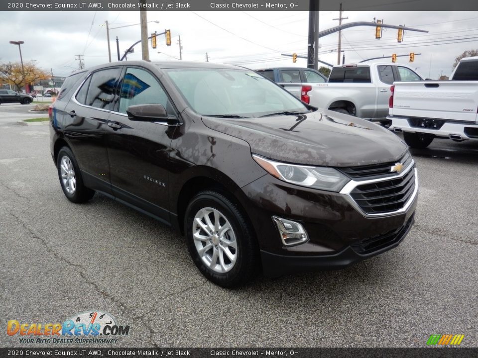 2020 Chevrolet Equinox LT AWD Chocolate Metallic / Jet Black Photo #3