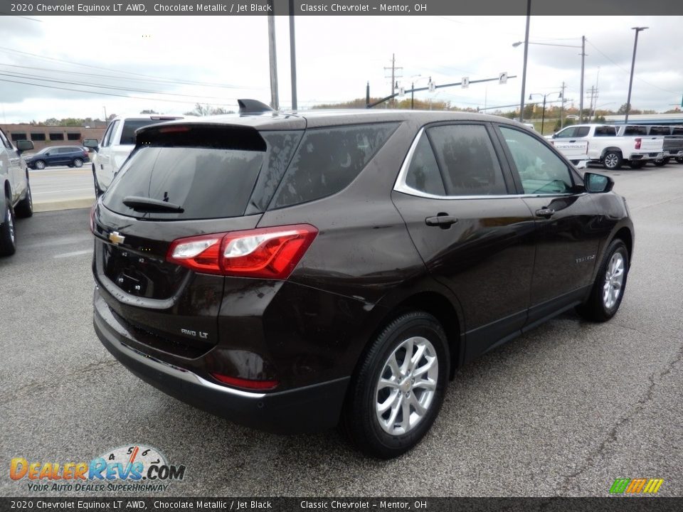 2020 Chevrolet Equinox LT AWD Chocolate Metallic / Jet Black Photo #4