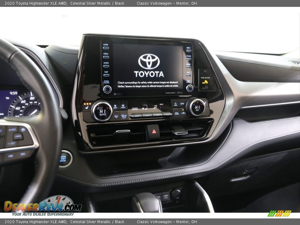 2020 Toyota Highlander XLE AWD Celestial Silver Metallic / Black Photo #9