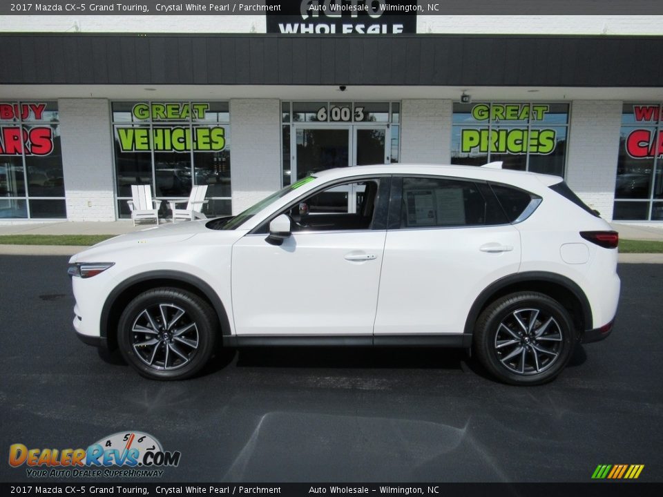 2017 Mazda CX-5 Grand Touring Crystal White Pearl / Parchment Photo #1