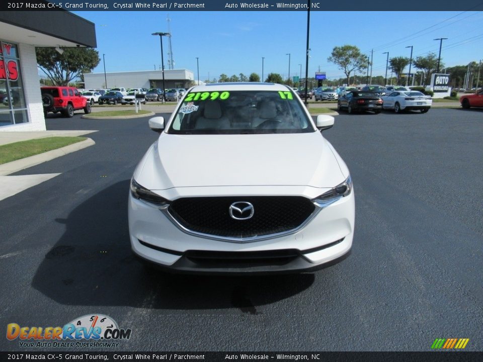 2017 Mazda CX-5 Grand Touring Crystal White Pearl / Parchment Photo #2