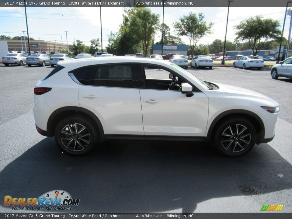 2017 Mazda CX-5 Grand Touring Crystal White Pearl / Parchment Photo #3