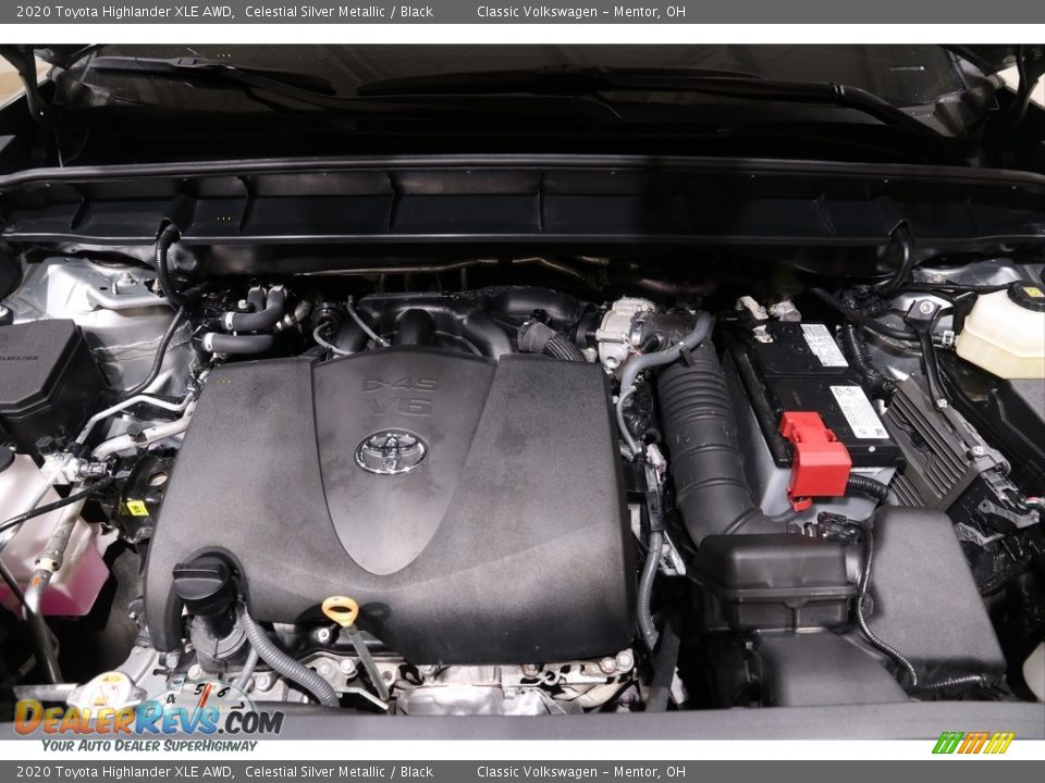 2020 Toyota Highlander XLE AWD Celestial Silver Metallic / Black Photo #19