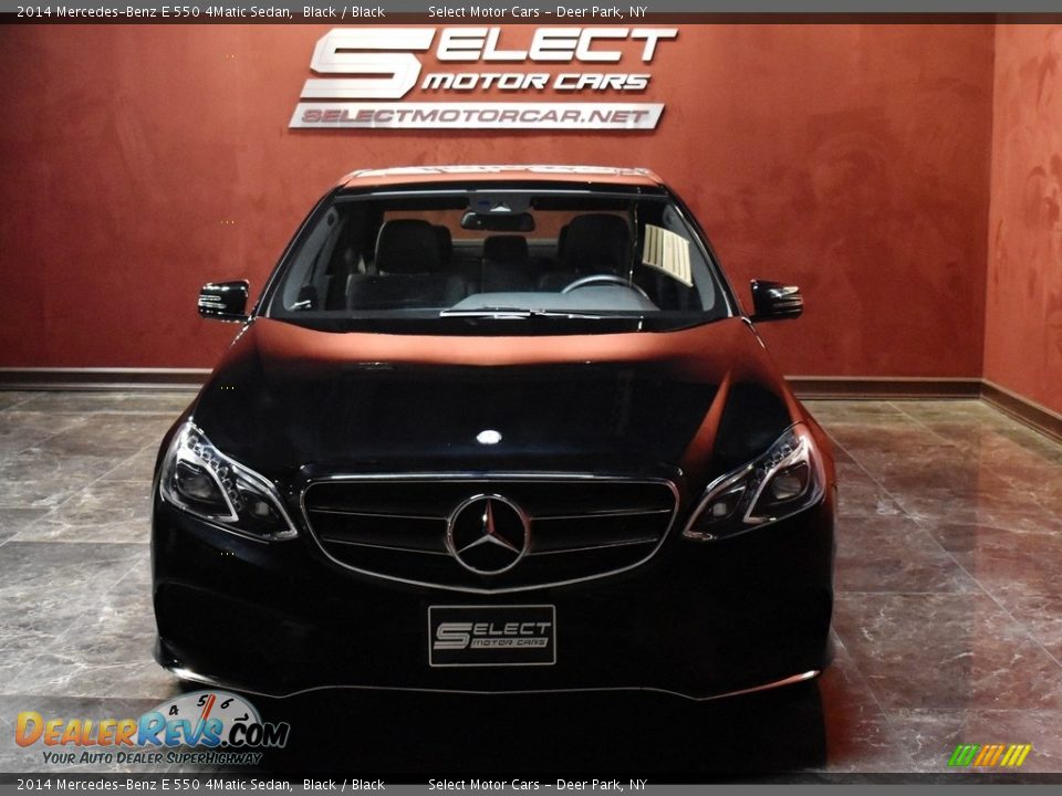 2014 Mercedes-Benz E 550 4Matic Sedan Black / Black Photo #2