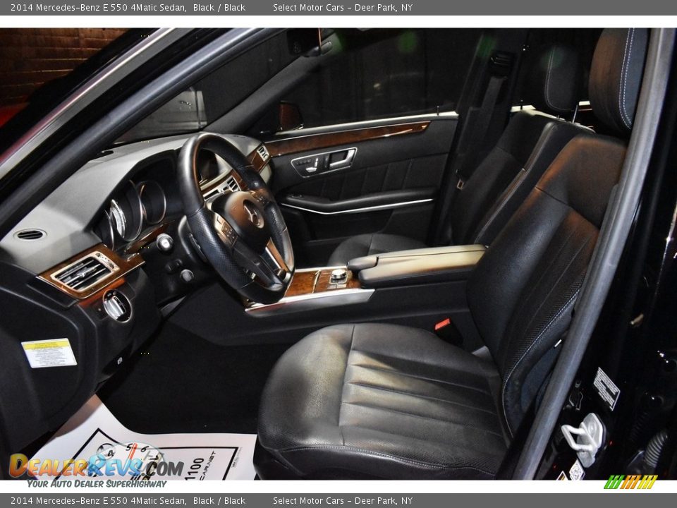 2014 Mercedes-Benz E 550 4Matic Sedan Black / Black Photo #8