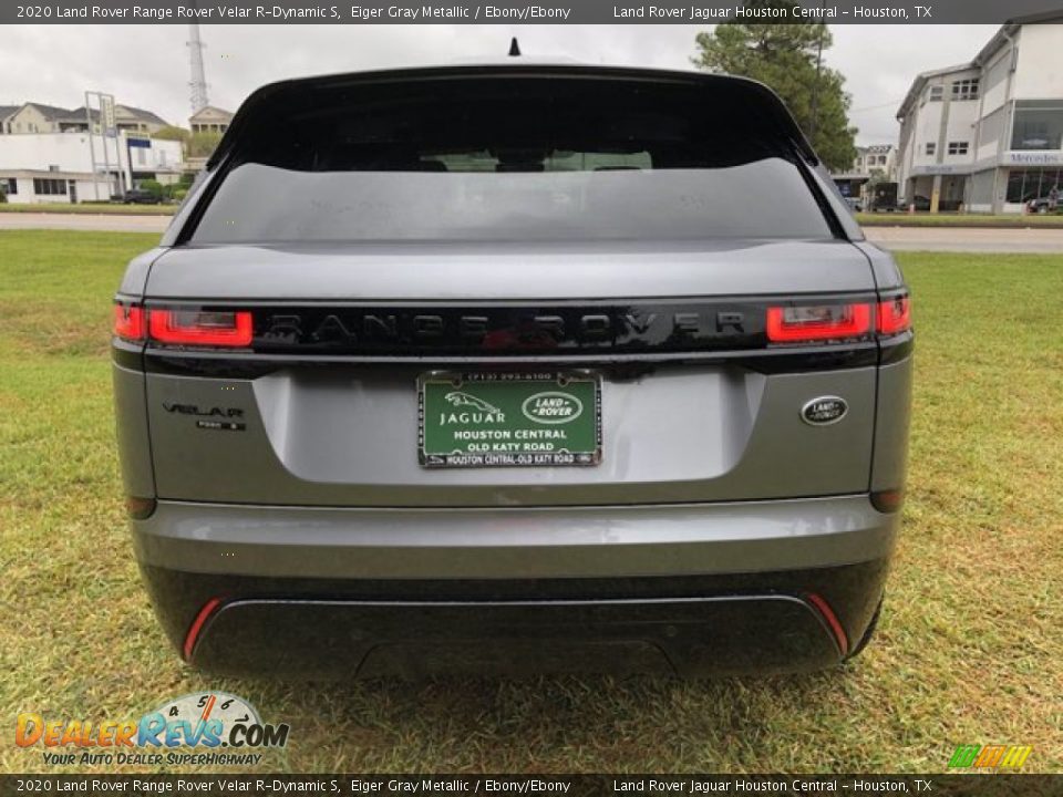 2020 Land Rover Range Rover Velar R-Dynamic S Eiger Gray Metallic / Ebony/Ebony Photo #8