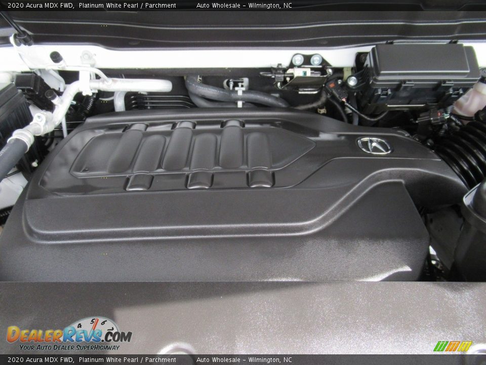 2020 Acura MDX FWD Platinum White Pearl / Parchment Photo #6