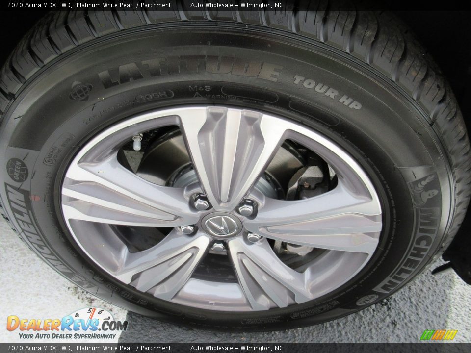 2020 Acura MDX FWD Platinum White Pearl / Parchment Photo #7