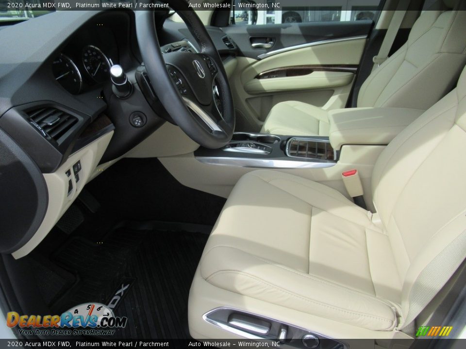 2020 Acura MDX FWD Platinum White Pearl / Parchment Photo #10