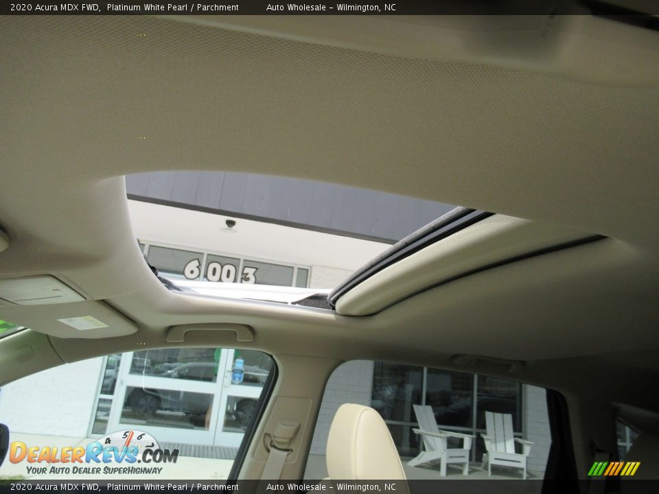 2020 Acura MDX FWD Platinum White Pearl / Parchment Photo #11