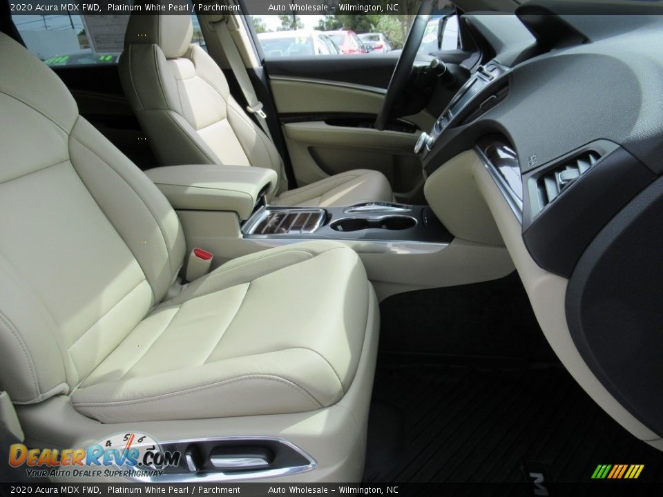 2020 Acura MDX FWD Platinum White Pearl / Parchment Photo #14