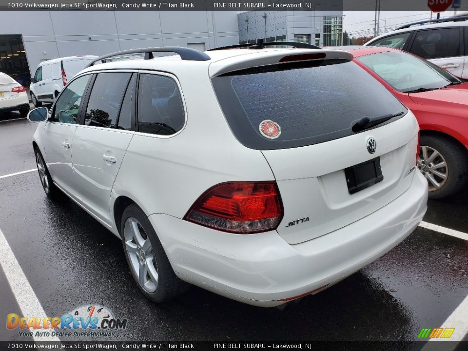 2010 Volkswagen Jetta SE SportWagen Candy White / Titan Black Photo #3