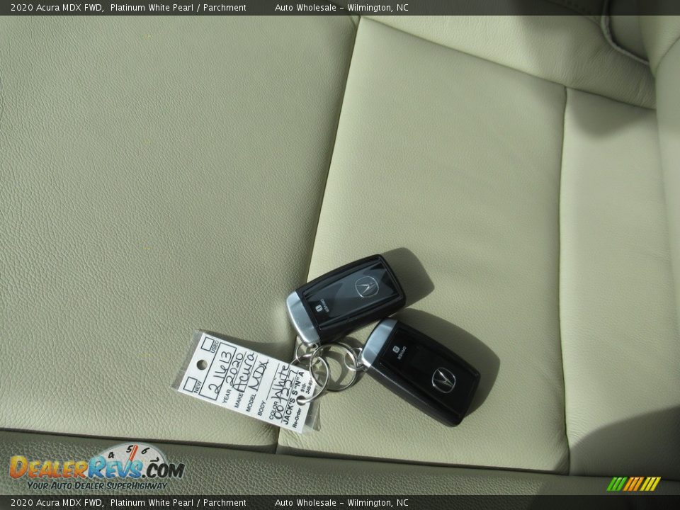 2020 Acura MDX FWD Platinum White Pearl / Parchment Photo #20