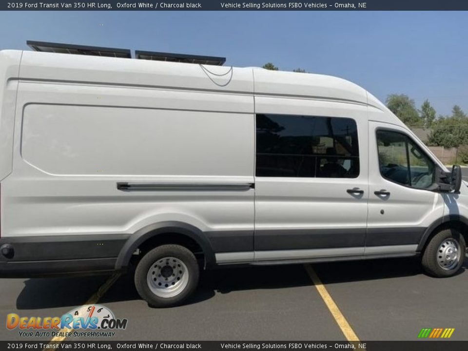 2019 Ford Transit Van 350 HR Long Oxford White / Charcoal black Photo #4