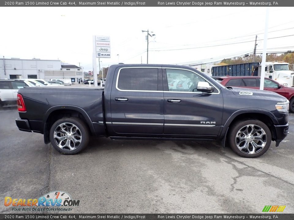 2020 Ram 1500 Limited Crew Cab 4x4 Maximum Steel Metallic / Indigo/Frost Photo #6