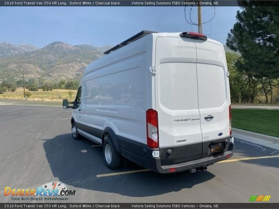 2019 Ford Transit Van 350 HR Long Oxford White / Charcoal black Photo #8