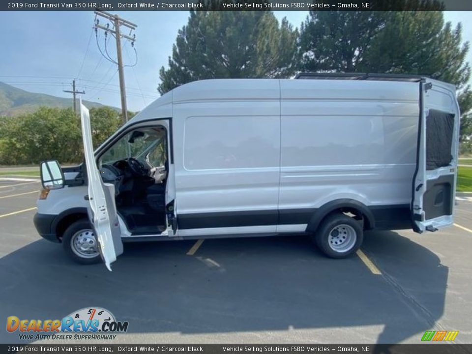 2019 Ford Transit Van 350 HR Long Oxford White / Charcoal black Photo #10