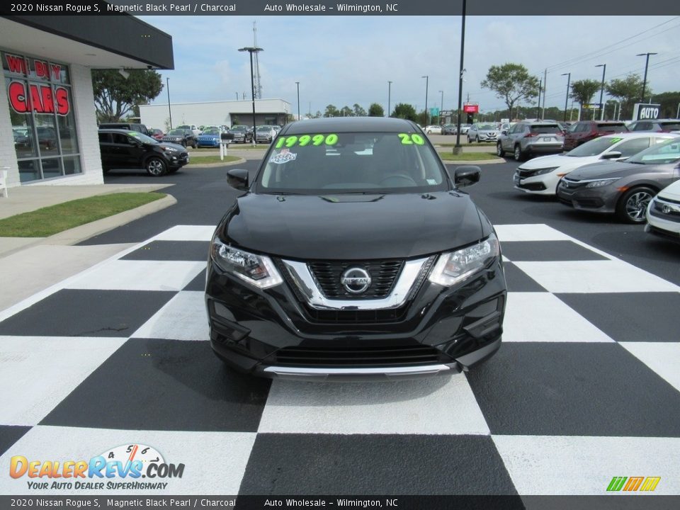 2020 Nissan Rogue S Magnetic Black Pearl / Charcoal Photo #2