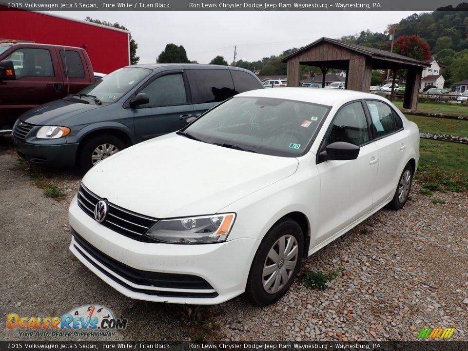 Pure White 2015 Volkswagen Jetta S Sedan Photo #10