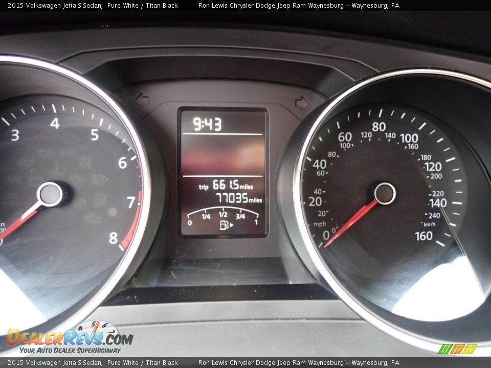 2015 Volkswagen Jetta S Sedan Gauges Photo #15