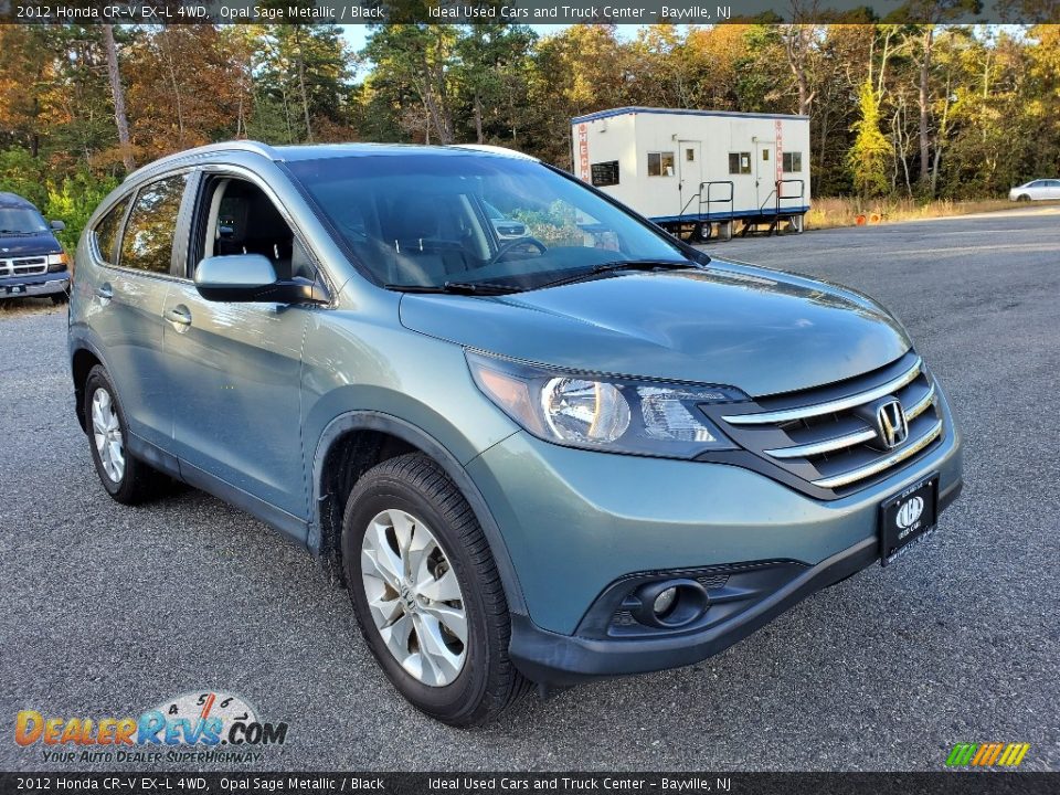 2012 Honda CR-V EX-L 4WD Opal Sage Metallic / Black Photo #2