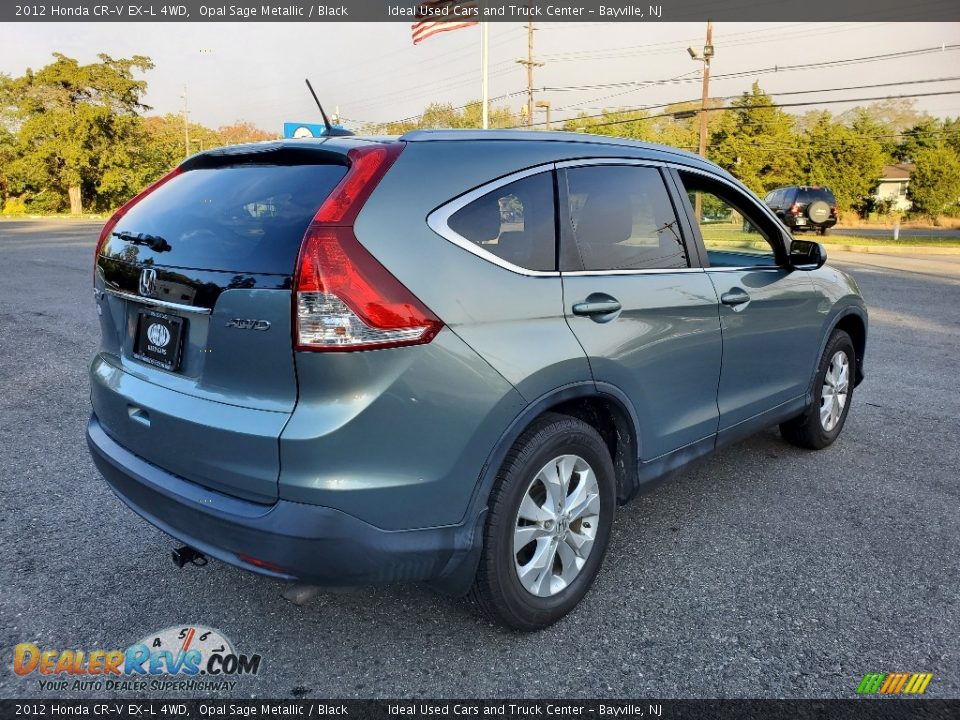 2012 Honda CR-V EX-L 4WD Opal Sage Metallic / Black Photo #7