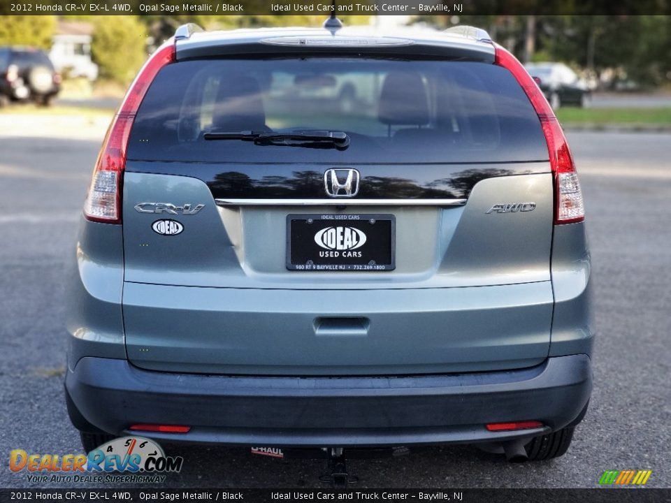 2012 Honda CR-V EX-L 4WD Opal Sage Metallic / Black Photo #8