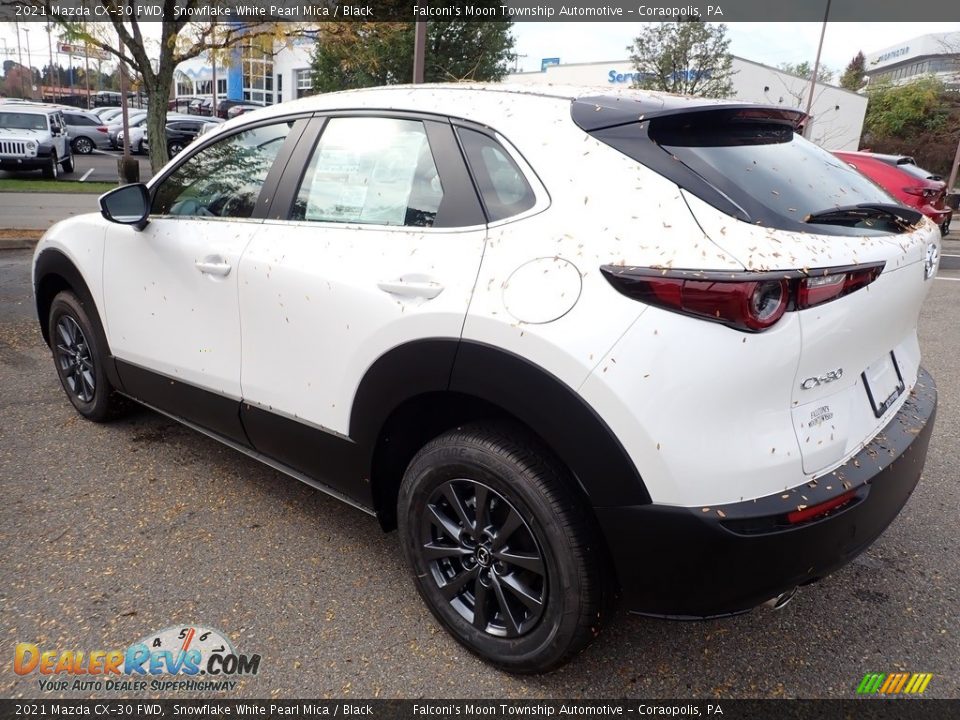 2021 Mazda CX-30 FWD Snowflake White Pearl Mica / Black Photo #3