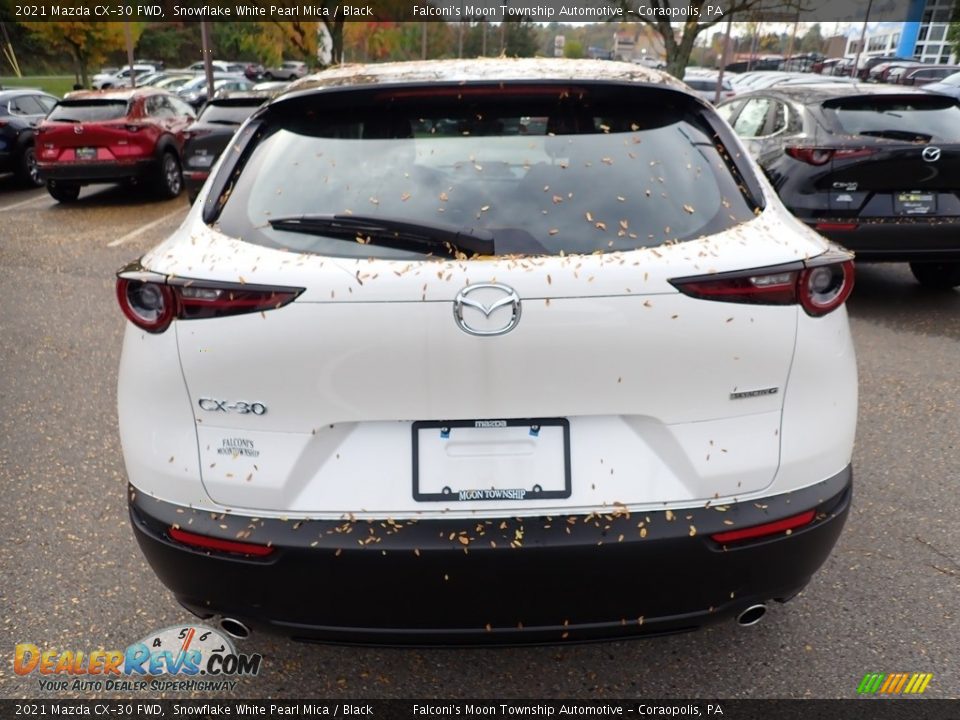 2021 Mazda CX-30 FWD Snowflake White Pearl Mica / Black Photo #6