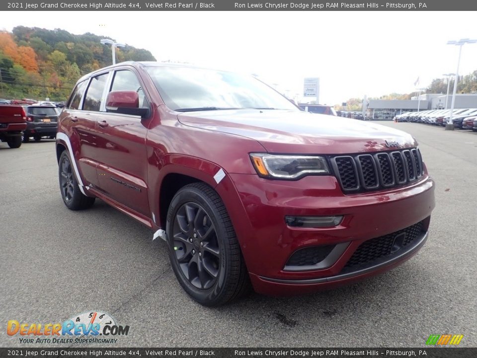 Velvet Red Pearl 2021 Jeep Grand Cherokee High Altitude 4x4 Photo #3