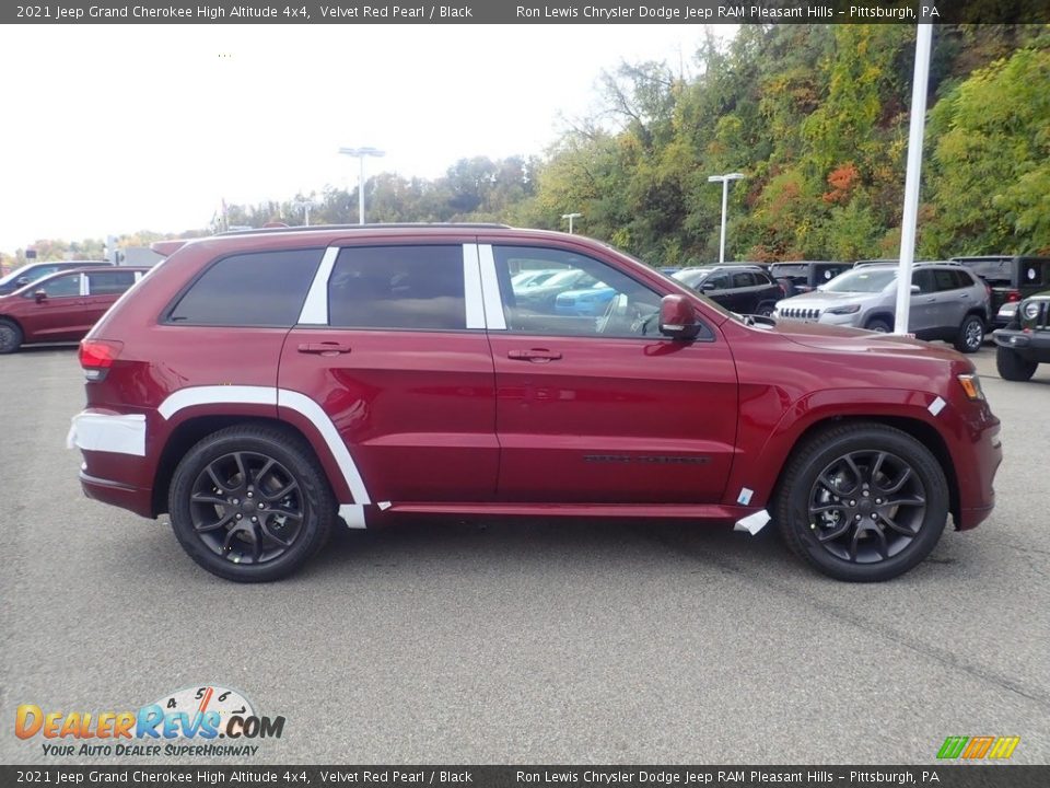 Velvet Red Pearl 2021 Jeep Grand Cherokee High Altitude 4x4 Photo #4