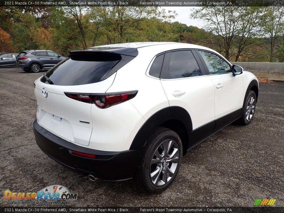 2021 Mazda CX-30 Preferred AWD Snowflake White Pearl Mica / Black Photo #2