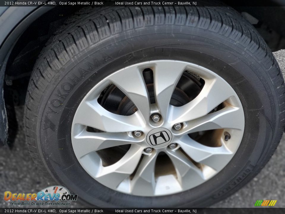 2012 Honda CR-V EX-L 4WD Opal Sage Metallic / Black Photo #30
