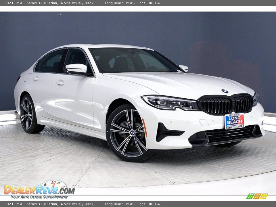 2021 BMW 3 Series 330i Sedan Alpine White / Black Photo #19