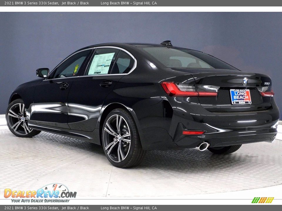 2021 BMW 3 Series 330i Sedan Jet Black / Black Photo #3