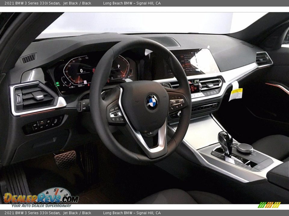 2021 BMW 3 Series 330i Sedan Jet Black / Black Photo #7