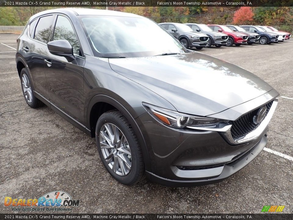 Front 3/4 View of 2021 Mazda CX-5 Grand Touring Reserve AWD Photo #3
