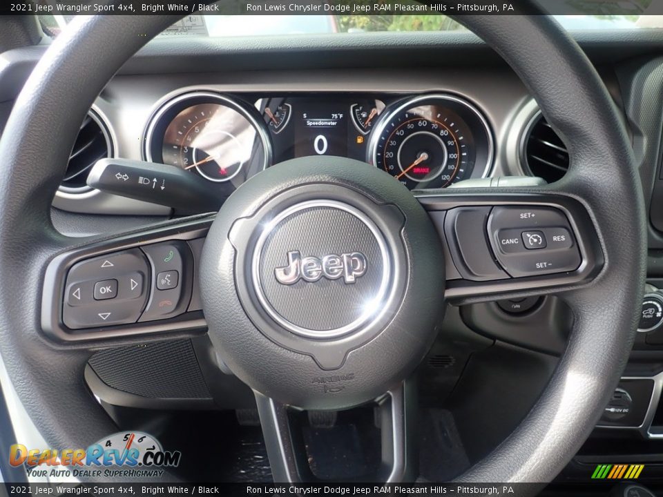 2021 Jeep Wrangler Sport 4x4 Steering Wheel Photo #20