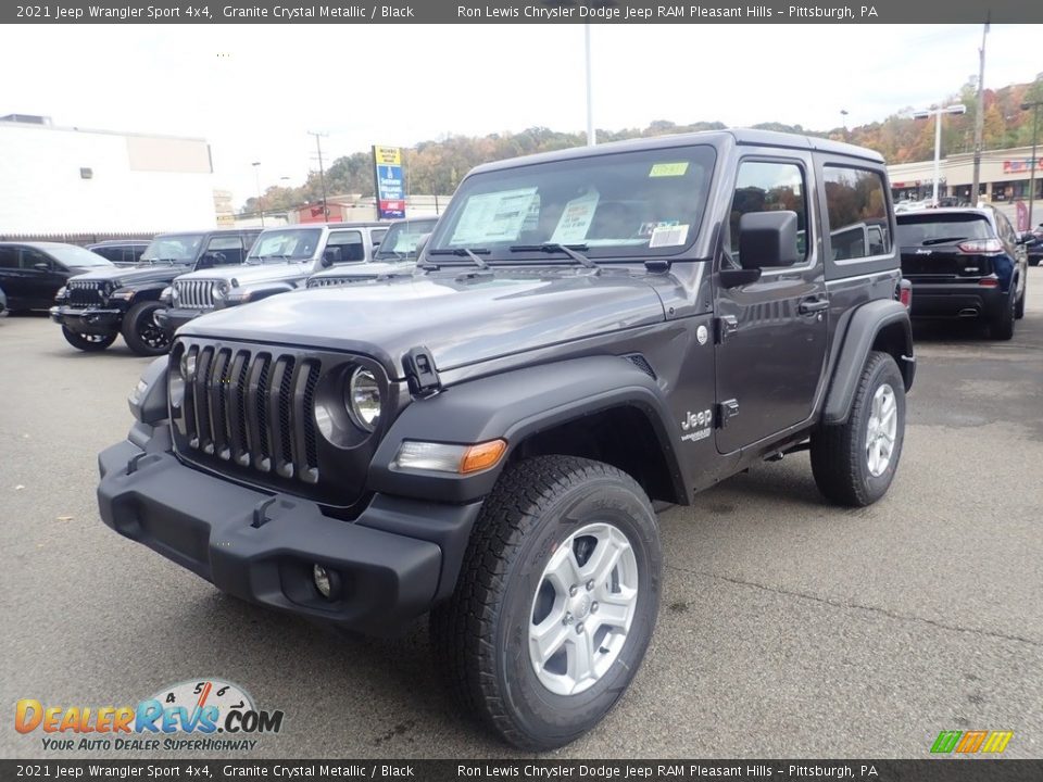 2021 Jeep Wrangler Sport 4x4 Granite Crystal Metallic / Black Photo #1