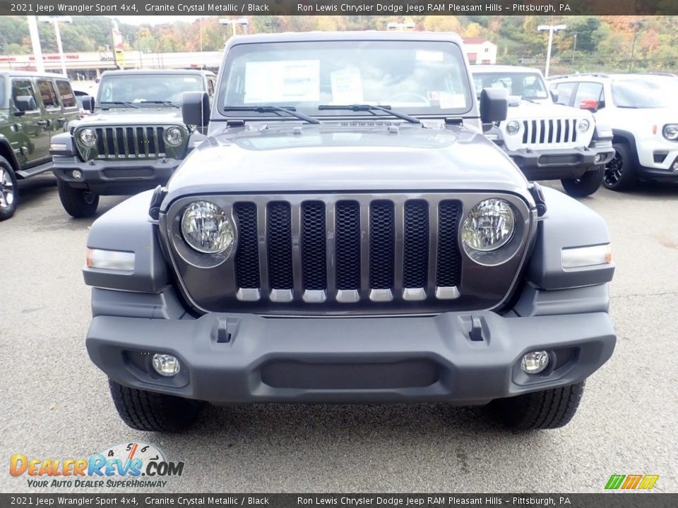 2021 Jeep Wrangler Sport 4x4 Granite Crystal Metallic / Black Photo #2