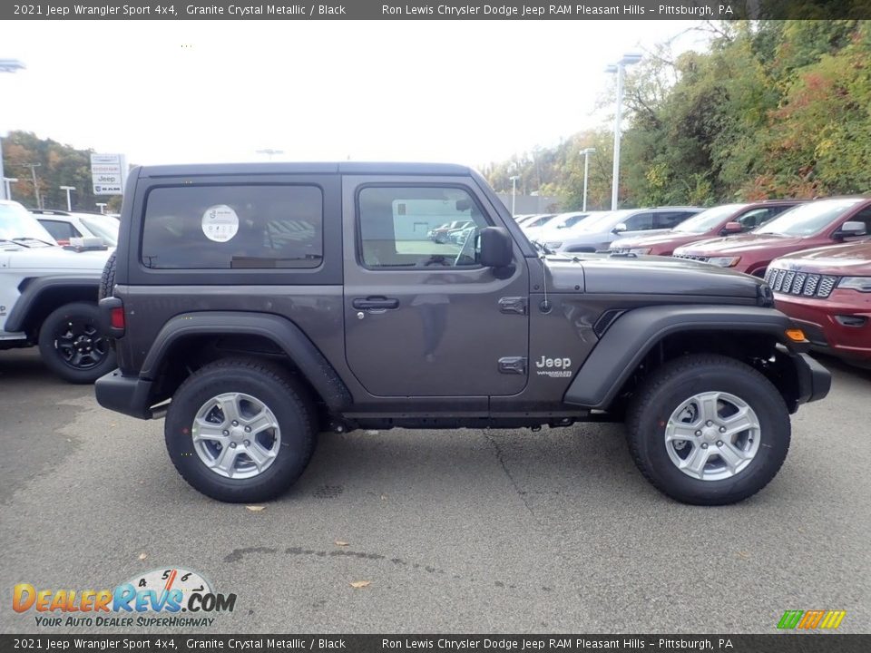 2021 Jeep Wrangler Sport 4x4 Granite Crystal Metallic / Black Photo #4