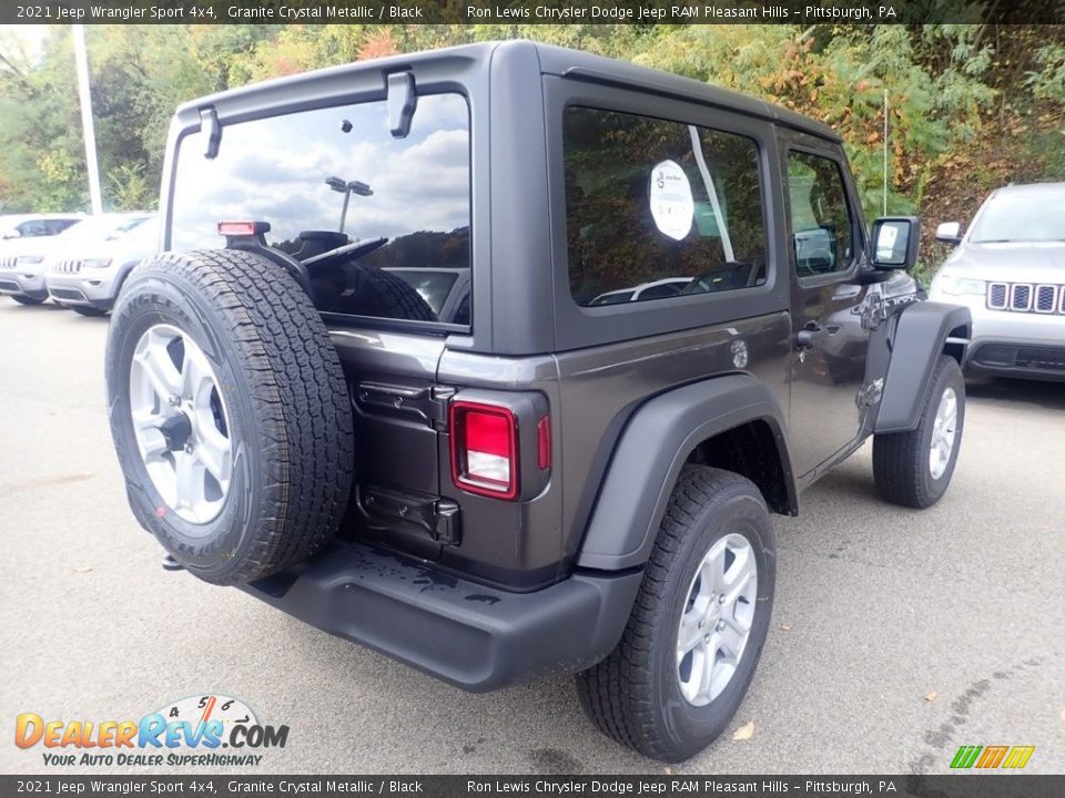 2021 Jeep Wrangler Sport 4x4 Granite Crystal Metallic / Black Photo #5