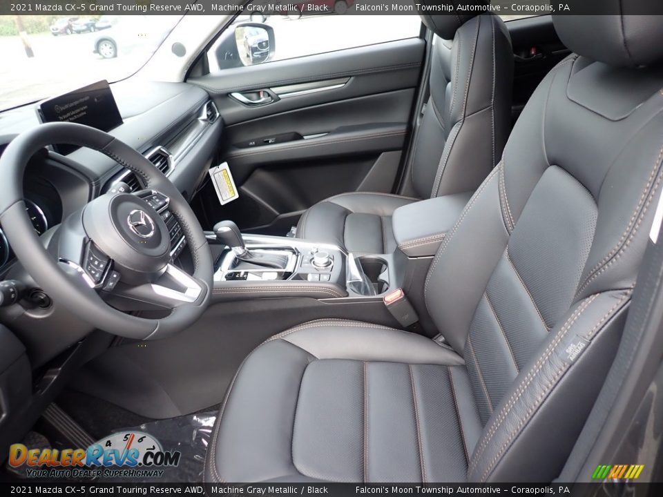 Black Interior - 2021 Mazda CX-5 Grand Touring Reserve AWD Photo #10